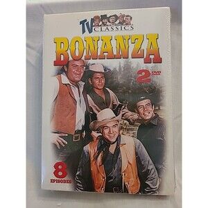 TV Classics Bonanza 8 Episodes DVD 2-Disc Set 8 Episodes Over 6 Hrs NIB Sealed